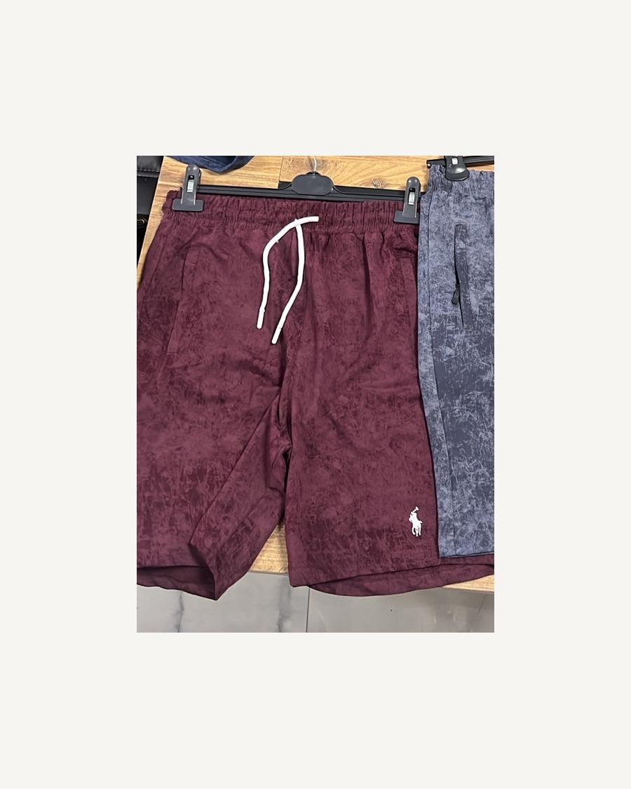 Polo Şort - Bordo