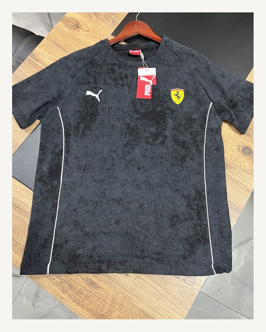 Puma Ferrari Tişört - Siyah